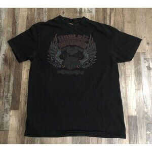 Harley Davidson Las Vegas Mens XL Black Double Sided Tee T Shirt
